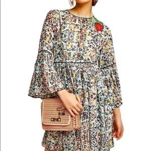 **** Anthropologie Floral Dress…..(A017)